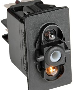 Interruptor basculante Marina R II de doble LED, estanco IP56