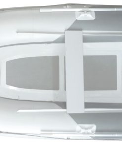 Bote con casco en V fabricado en aluminio.