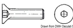 Tornillo con cabeza avellanada, UNI 5933 DIN 7991