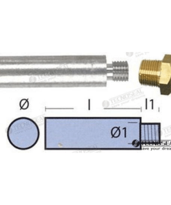 MF-TEN01318T – ANODO MOTOR YANMAR COMPLETO L 30MM