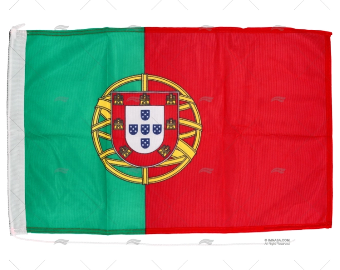 BANDERA PORTUGAL C/ES 45x 30cm - Imagen 2