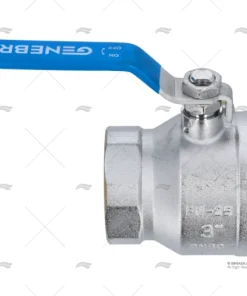 GRIFO BOLA EN LATON CROMADO 3″