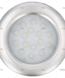 LUZ PLAFON LED 88mm 12/28V IP-65 SATIN.