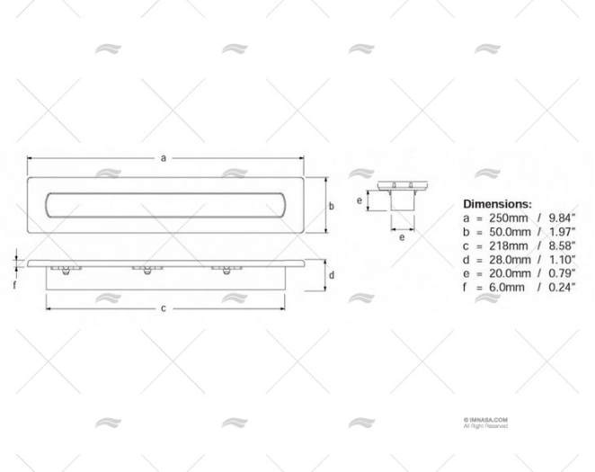 LUZ WAIHEKE 12V LED CALIDO INOX 316 HELLA MARINE - Imagen 3