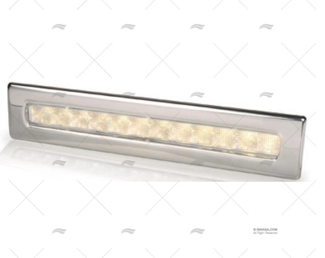 LUZ WAIHEKE 12V LED CALIDO INOX 316 HELLA MARINE