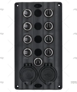 PANEL ELECTRICO LED 12V ON/OFF 4+USB