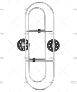 SOPORTE INOX P/DEFENSAS 390X130mm